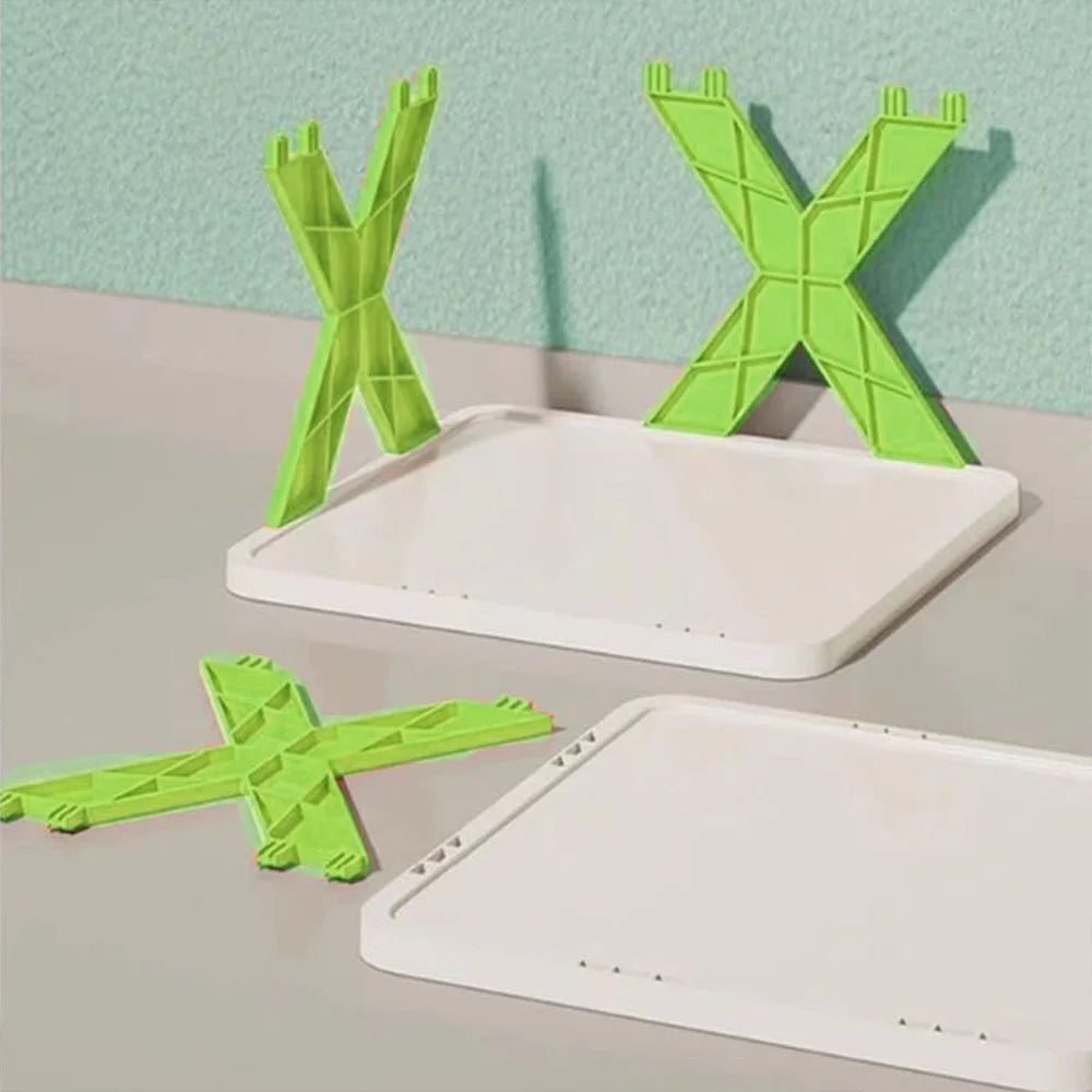Multi-layer Space-saving Dormitory Doorway Simple Slipper Rack Foldable Plastic Storage Shoe Cabinet No-drilling Dustproof
