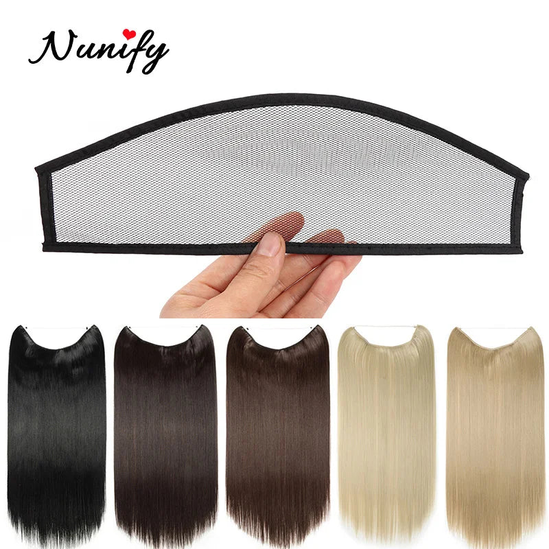 Nunify Afro Puff Net Wig For Making Clip Black Hair Net Guleless Hairnet Hair Bun Net For Women Synetic Human Hair Clip Hair Net