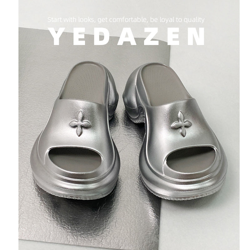 Cruciate Flower Sports Slippers