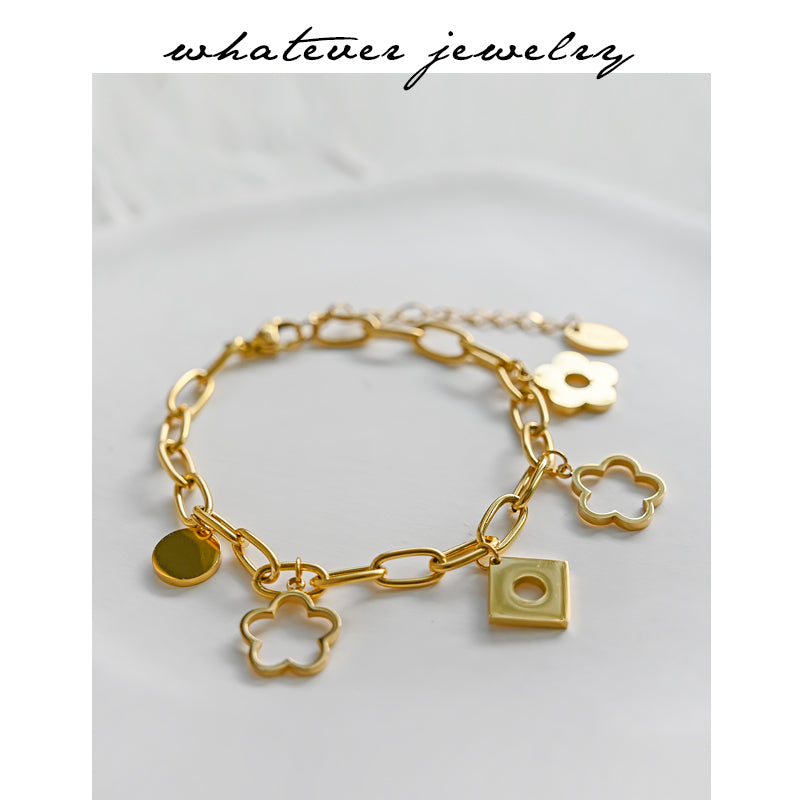 Instagram Cute Flower Small Pieces of Silver Geometry