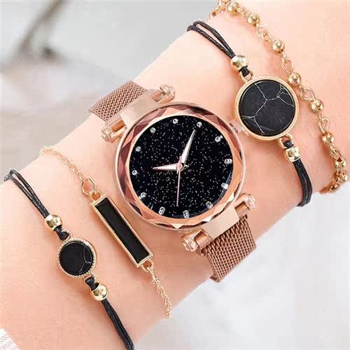 New Fashi Versatile Leisure Ladies Casual Star Watch Korean