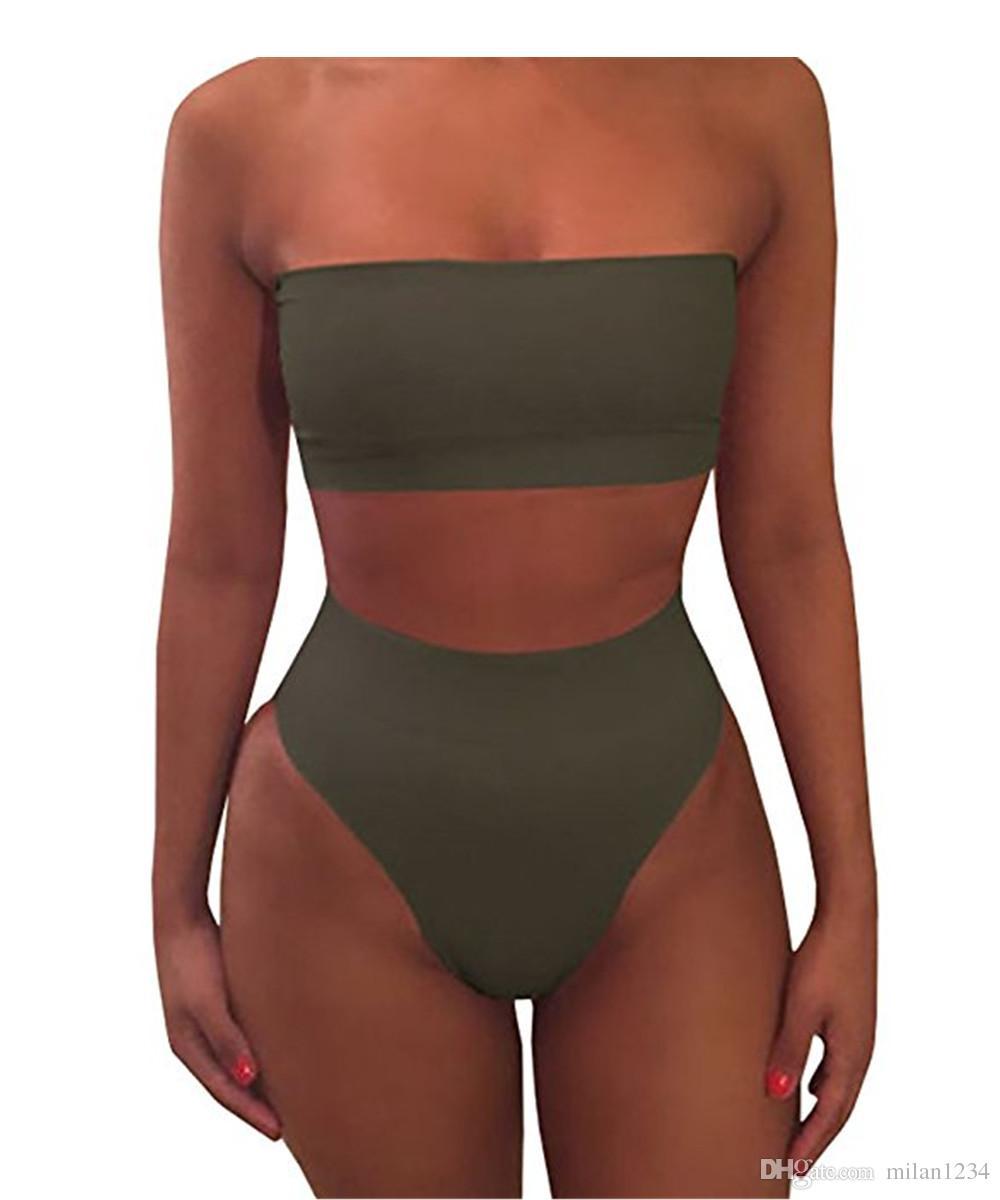 Bikini Swimwear Two Pieces Swimsuit High Waist Bikini Women