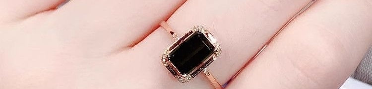 Year of Birth Small Bench Stylish Fashion Green Tourmaline Ring Women's S925 Silver Plated Diamond Emerald Exquisite Gift