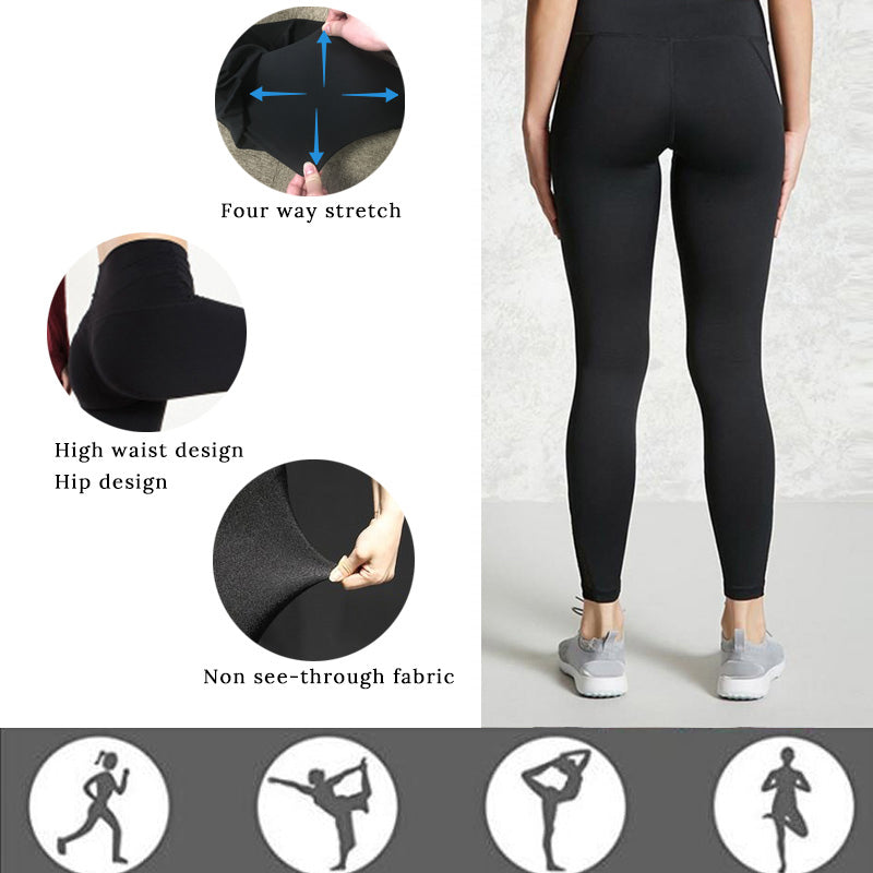 High Waist Yoga Pants Gym Leggings Sport Women Fitness Worko