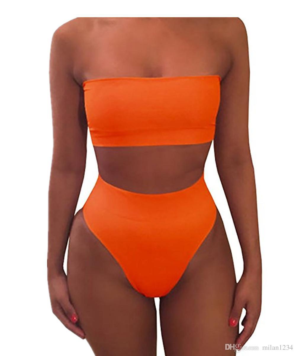 Bikini Swimwear Two Pieces Swimsuit High Waist Bikini Women