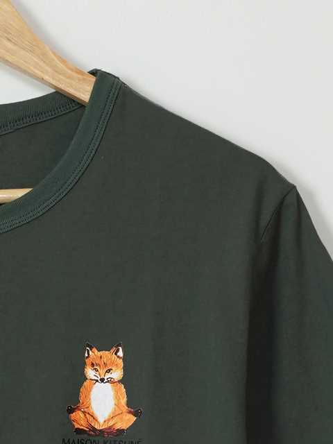 Rowling Women Fox Print Graphic Tees Summer O Neck Short Sle