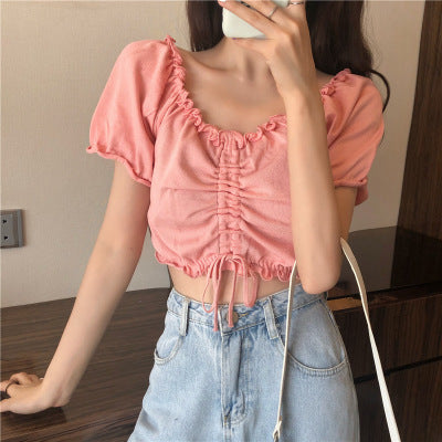 Korean Short Sweater Women V-Neck Knitted Cardigan 2021 Fash
