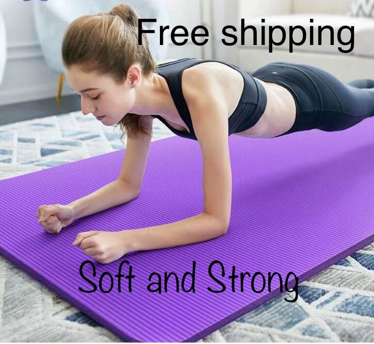 Fitness Yoga Mat Gym Cushion Exercise Mat Long Thick Yoga Mat