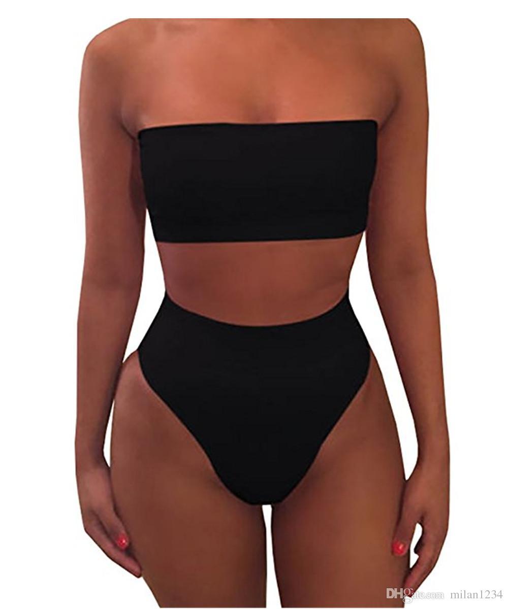 Bikini Swimwear Two Pieces Swimsuit High Waist Bikini Women