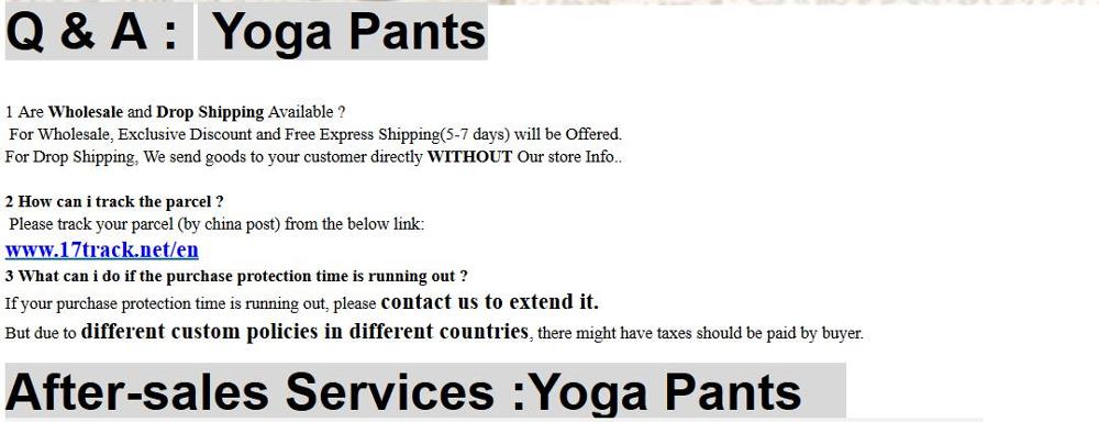 High Waist Yoga Pants Gym Leggings Sport Women Fitness Worko