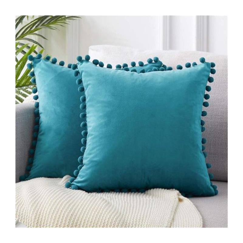 Soft Velvet Cushion Cover Decorative Pillows Throw Waist