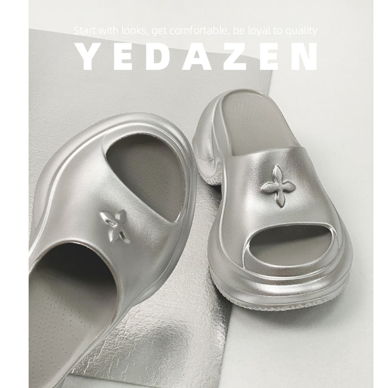 Cruciate Flower Sports Slippers