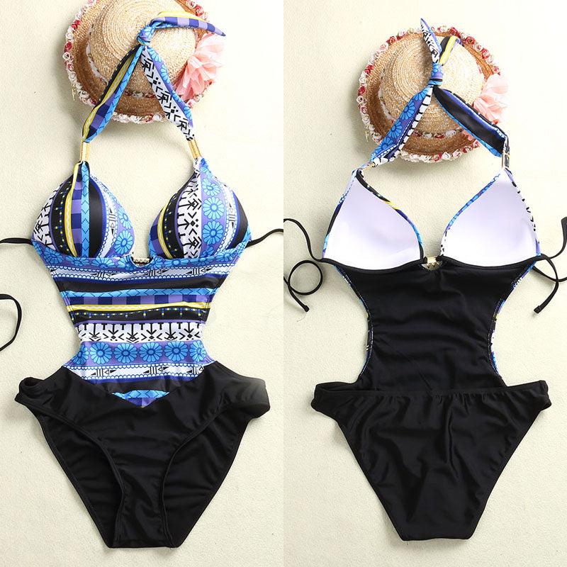 Hot Women Girl Lady Swimwear One-Piece Costume Bandage Backl