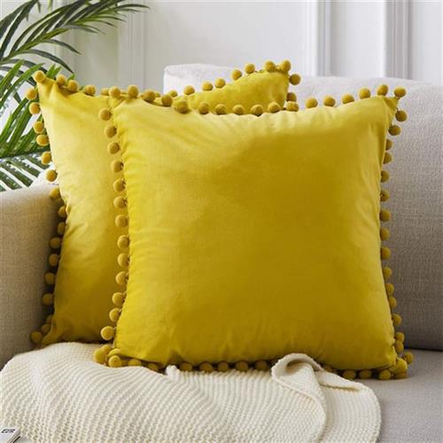 Soft Velvet Cushion Cover Decorative Pillows Throw Waist