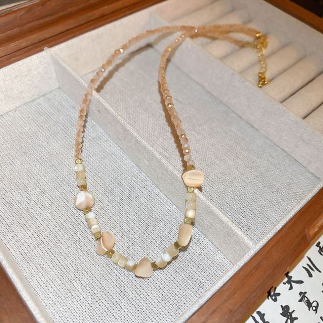 Colorful Pearl Ornamentle Beaded necklace