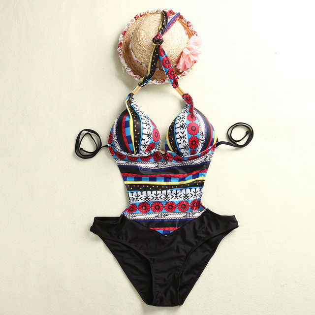 Hot Women Girl Lady Swimwear One-Piece Costume Bandage Backl