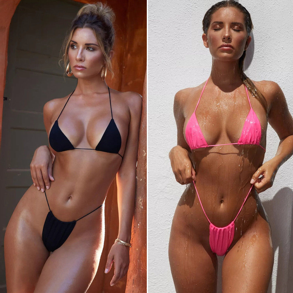 2pcs Sexy Women Summer Swimwear Bikini Set Bra E Suit Swimsu