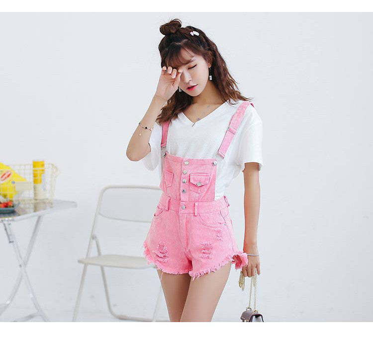 Jumpsuit Women Playsuits Denim Overalls for Womens Rompers S