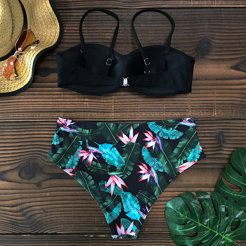 Sexy Bikini Female Swimsuit Women Swimwear Thong Push U