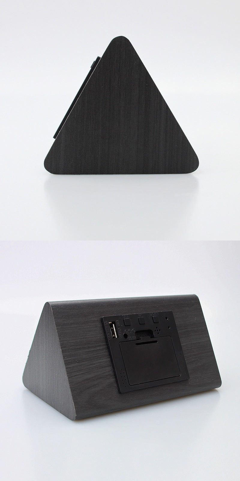 Automatic Timing Wooden Bedside Electronic Clock Led Alarm Clock Desktop L Electronic Student Dormitory Fashion Clock Bedroom Decoration