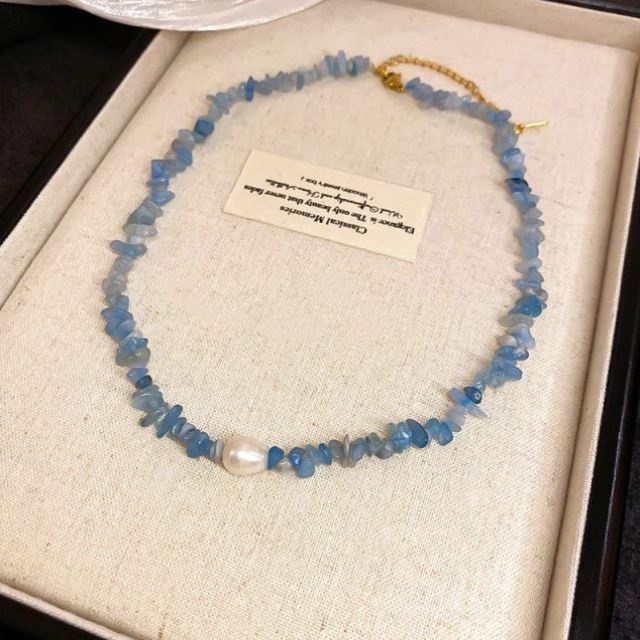 Colorful Pearl Ornamentle Beaded necklace