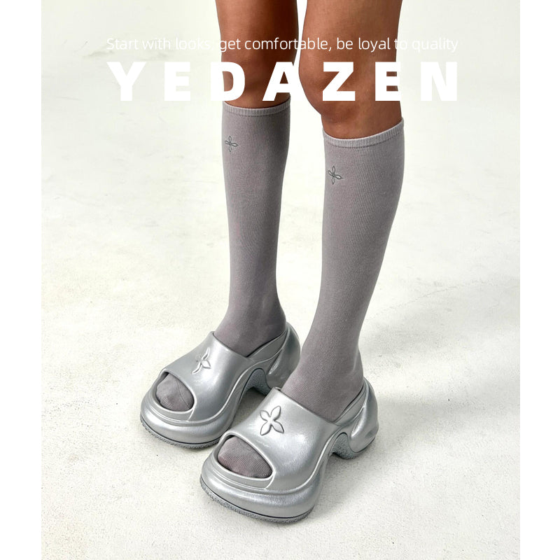 Cruciate Flower Sports Slippers