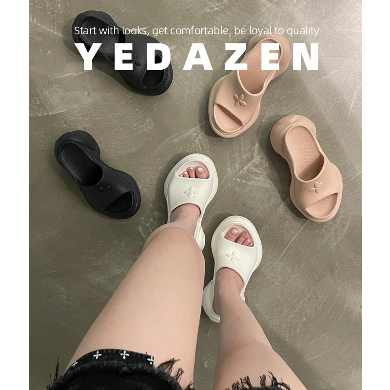 Cruciate Flower Sports Slippers