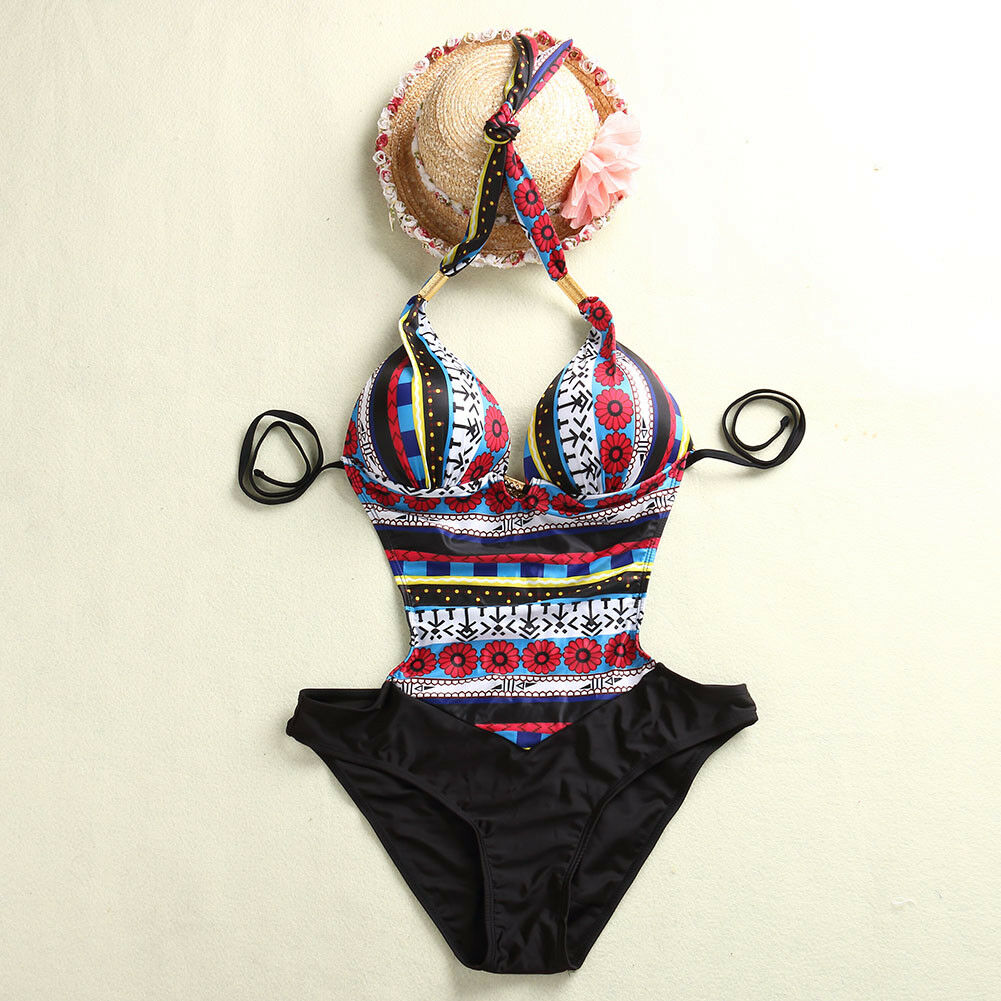 Hot Women Girl Lady Swimwear One-Piece Costume Bandage Backl