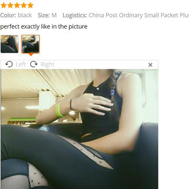 High Waist Yoga Pants Gym Leggings Sport Women Fitness Worko