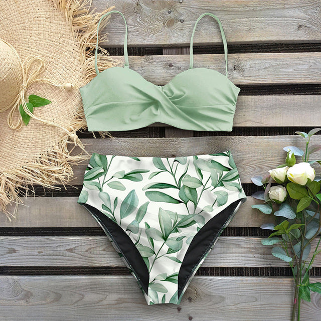 Sexy Bikini Female Swimsuit Women Swimwear Thong Push U