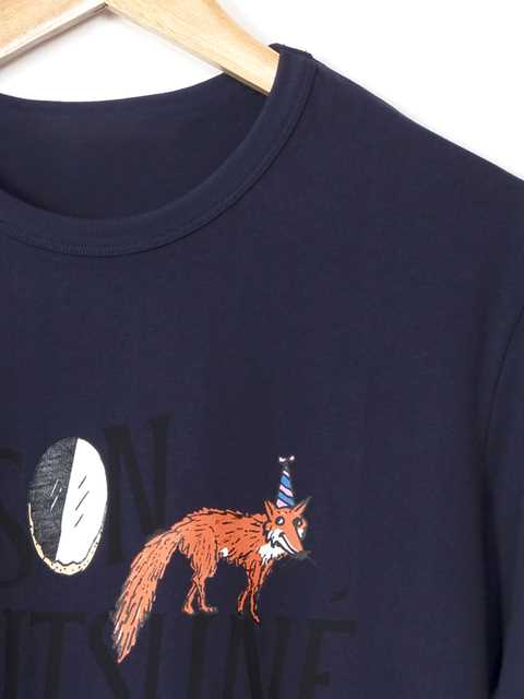 Rowling Women Fox Print Graphic Tees Summer O Neck Short Sle