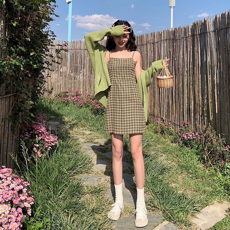 Korean Short Sweater Women V-Neck Knitted Cardigan 2021 Fash