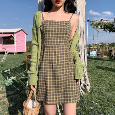 Korean Short Sweater Women V-Neck Knitted Cardigan 2021 Fash