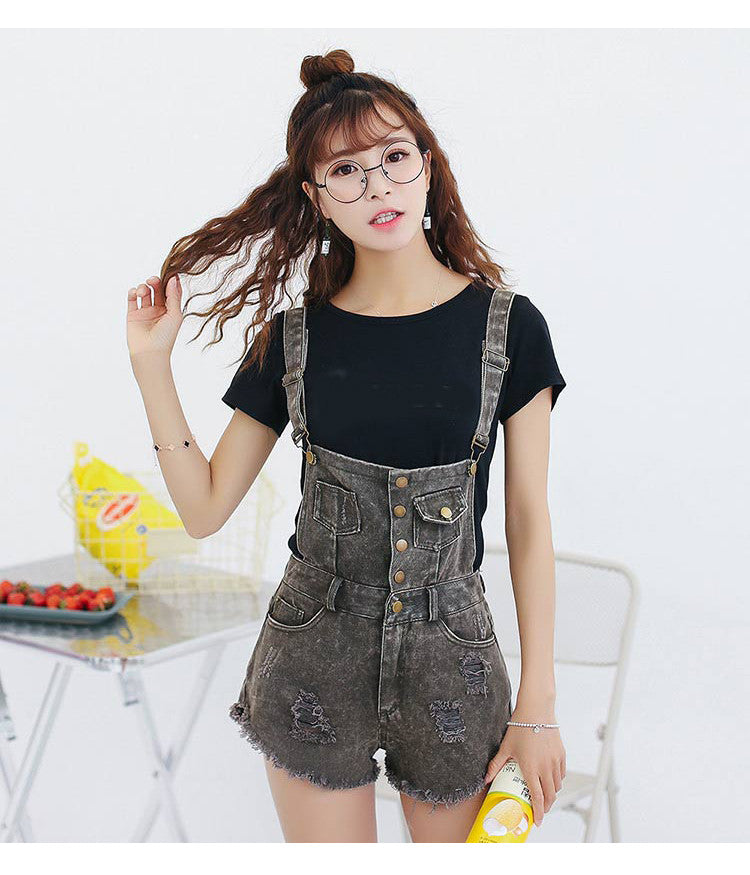Jumpsuit Women Playsuits Denim Overalls for Womens Rompers S