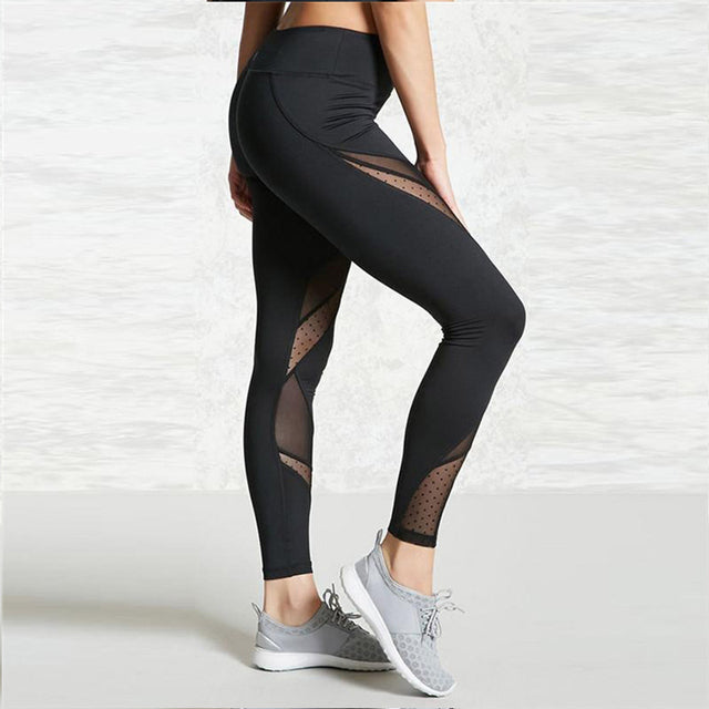High Waist Yoga Pants Gym Leggings Sport Women Fitness Worko