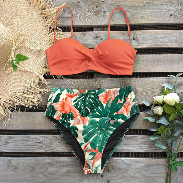Sexy Bikini Female Swimsuit Women Swimwear Thong Push U
