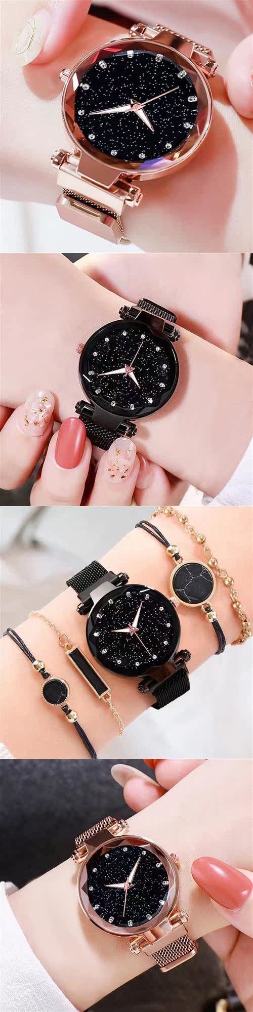 New Fashi Versatile Leisure Ladies Casual Star Watch Korean