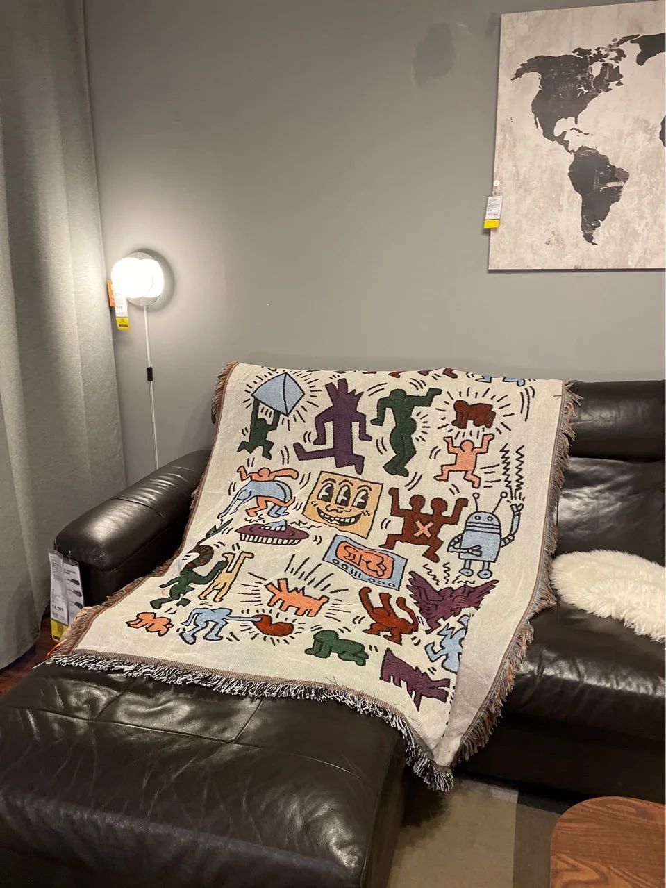 Textile City Ins Jigsaw Puzzle Throw Blanket Jacquard Weave
