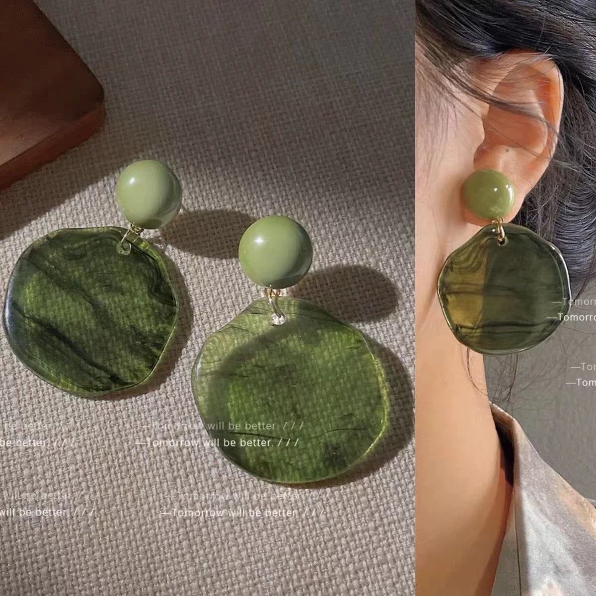 Blooming earrings