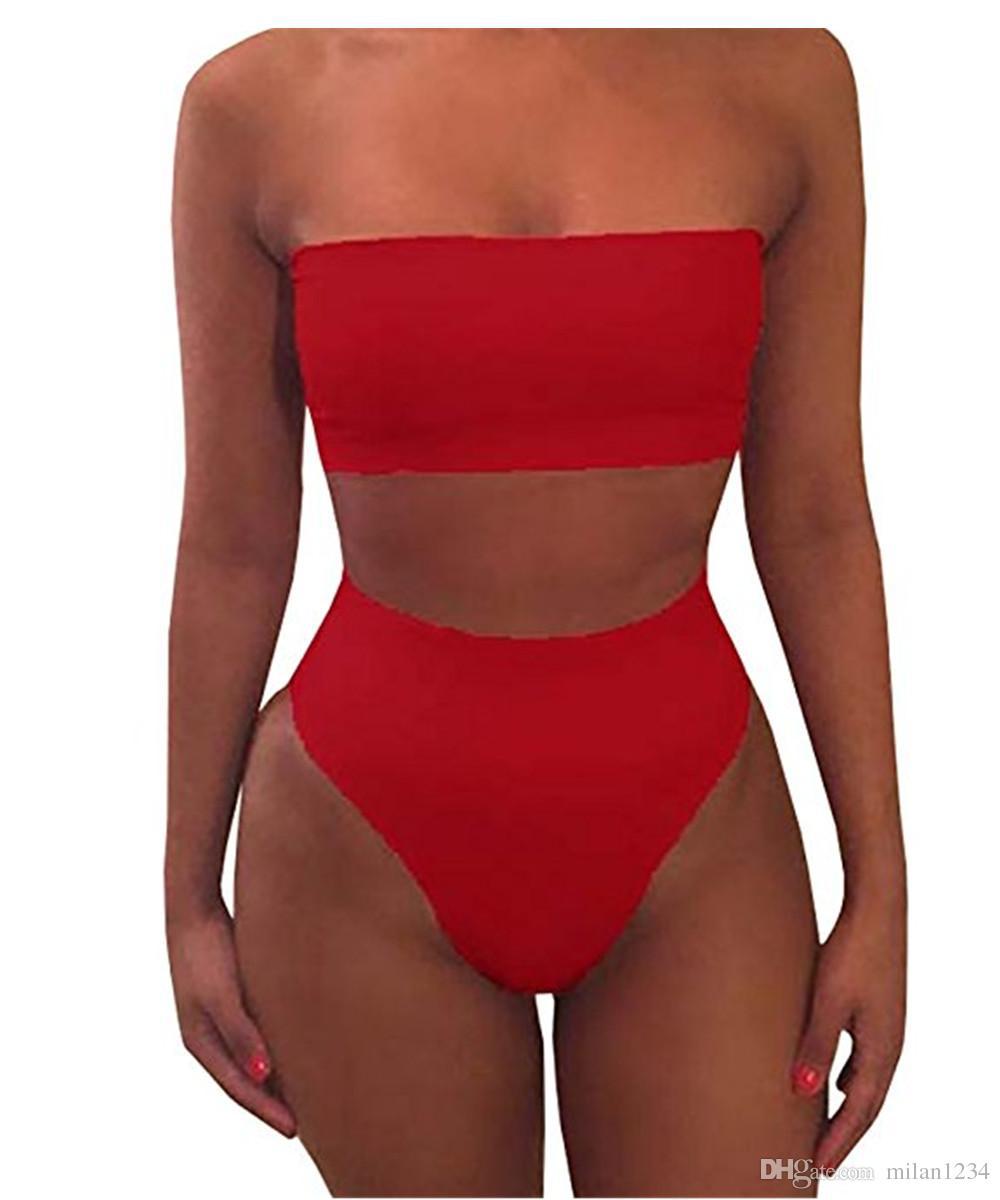 Bikini Swimwear Two Pieces Swimsuit High Waist Bikini Women