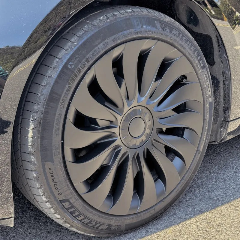 4PCS 18-Inch HubCap for New Tesla Model 3 Highland 2025 Performance Replacement Wheel Cap Automobile Full Rim Cover Accessories