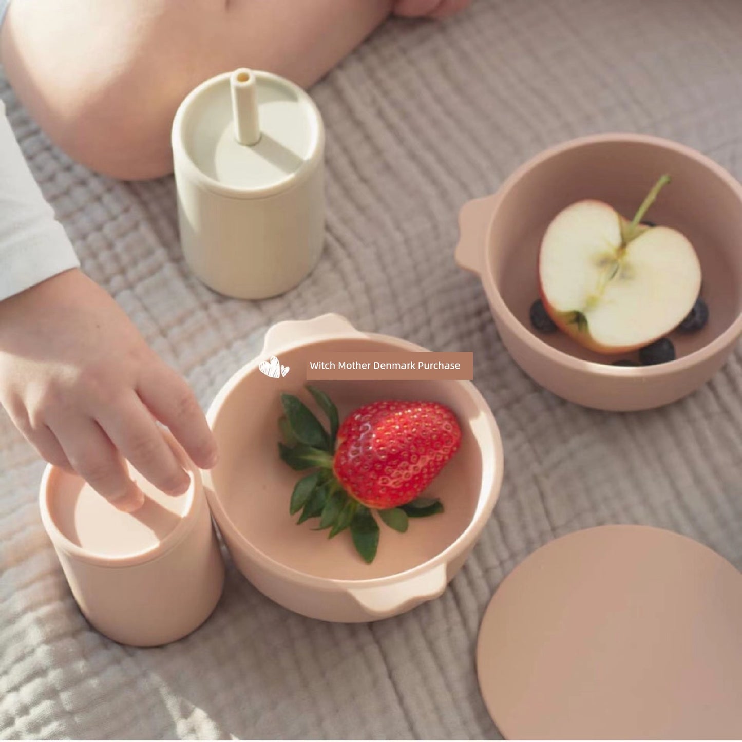 Danish Infant Organic Silicone Lid Straw Cup