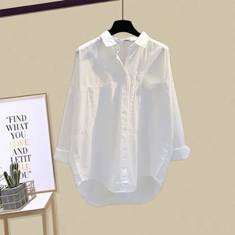 Spring/Summer Set Women's New Design Sense Sunscreen Shirt Fashion Tank Top Slimming Denim Shorts Age Reducing Three Piece