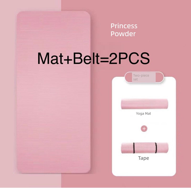 Fitness Yoga Mat Gym Cushion Exercise Mat Long Thick Yoga Mat