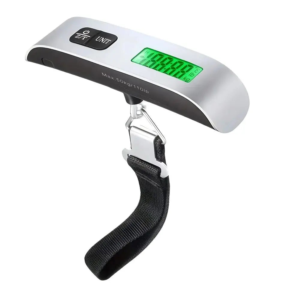 110lb Portable Electronic Hand Luggage Scale LCD Digital Display Balance Scale Suitcase Travel Accessories Baggage Weight Tool