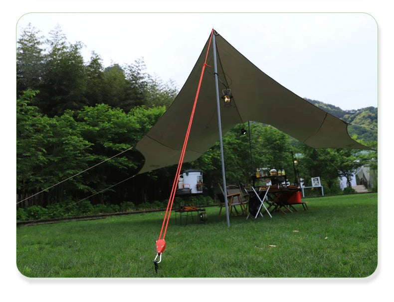 Desert Fox Outdoor Thickening and Lengthening Camping Ground Nail Awning Tent Camping with Steel Ground Nail Beach Camp Nail