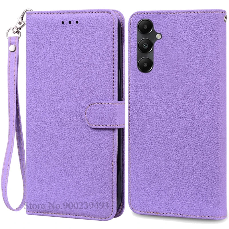 A55 5G Case For Coque Samsung Galaxy A55 Case A556B A556E Leather Wallet Flip Case For Samsung Galaxy A55 5G Phone Case Fundas