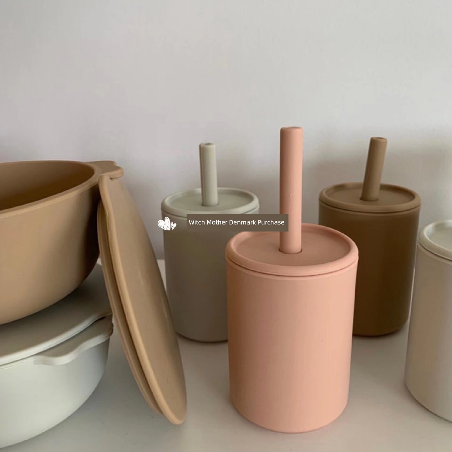 Danish Infant Organic Silicone Lid Straw Cup