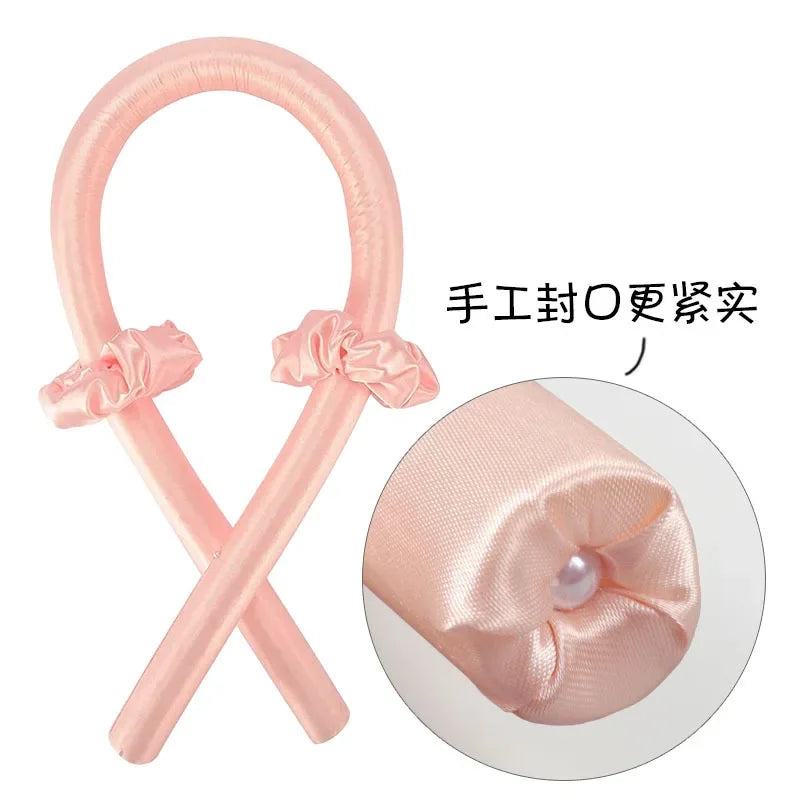 Heatless Hair Curler Curly Hair No Heat Curly Hair Products Satin Silk Headband Overnight Hair Styling Tools boucleur cheveux