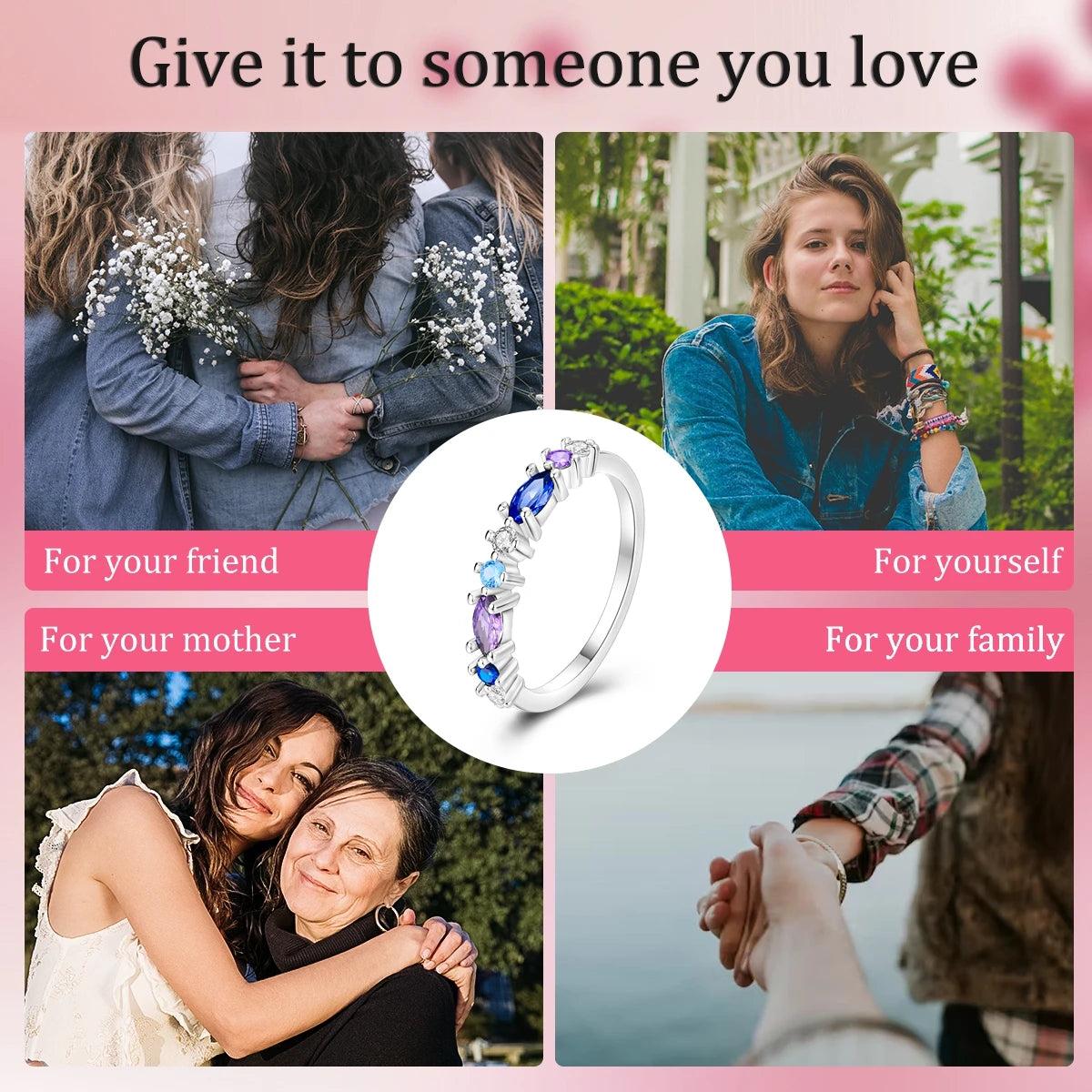 925 Silver Ring Firefly Heat Sar Original Finger Ring For Woman Jewelry Anniversary Gift